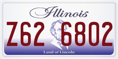 IL license plate Z626802