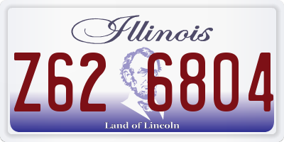 IL license plate Z626804