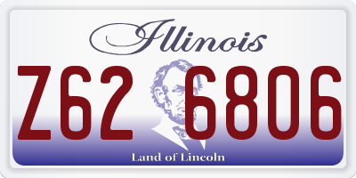IL license plate Z626806