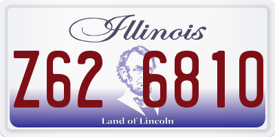 IL license plate Z626810