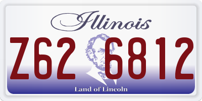 IL license plate Z626812