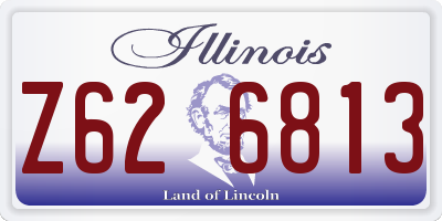 IL license plate Z626813