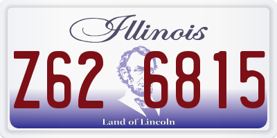 IL license plate Z626815