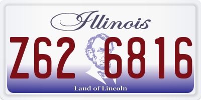 IL license plate Z626816