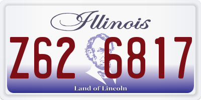IL license plate Z626817