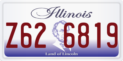 IL license plate Z626819