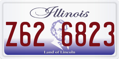 IL license plate Z626823