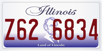 IL license plate Z626834