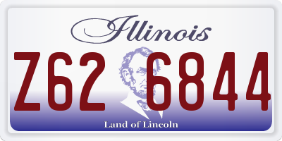 IL license plate Z626844