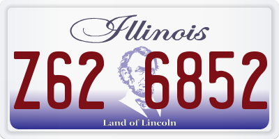 IL license plate Z626852