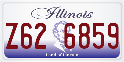 IL license plate Z626859