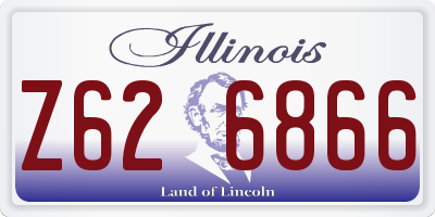 IL license plate Z626866