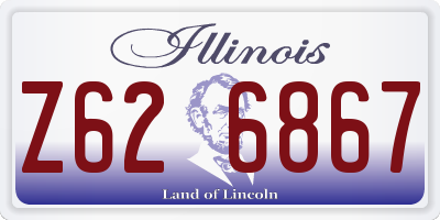 IL license plate Z626867