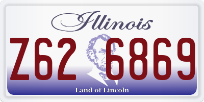 IL license plate Z626869