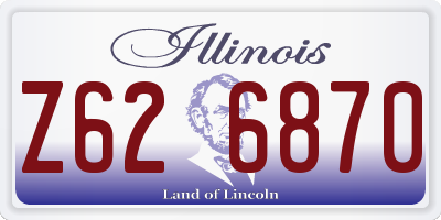 IL license plate Z626870