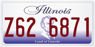 IL license plate Z626871