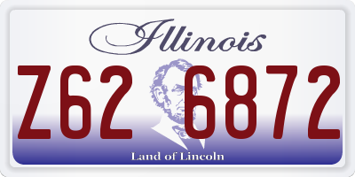 IL license plate Z626872