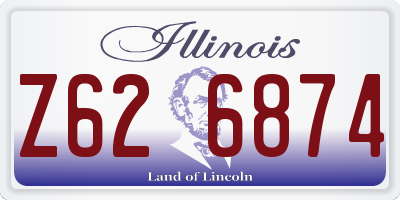 IL license plate Z626874
