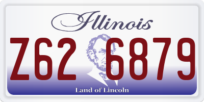 IL license plate Z626879