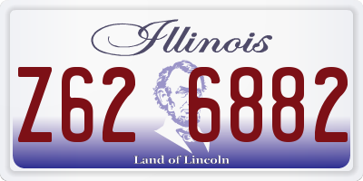 IL license plate Z626882