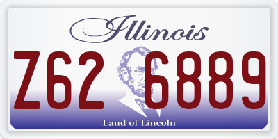 IL license plate Z626889