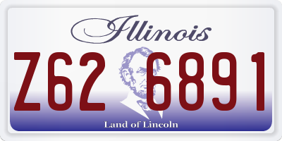 IL license plate Z626891