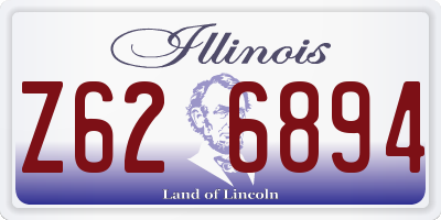 IL license plate Z626894