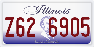 IL license plate Z626905