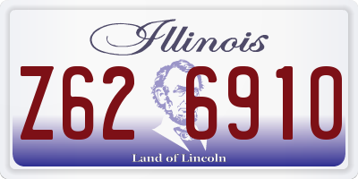 IL license plate Z626910