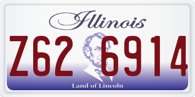 IL license plate Z626914