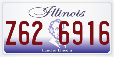 IL license plate Z626916