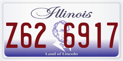 IL license plate Z626917