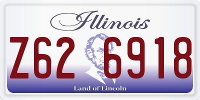 IL license plate Z626918