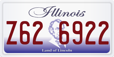 IL license plate Z626922