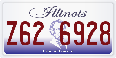 IL license plate Z626928