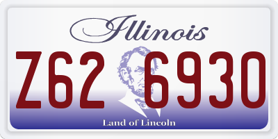 IL license plate Z626930