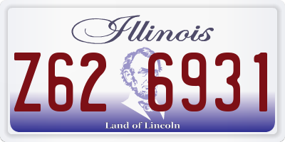 IL license plate Z626931