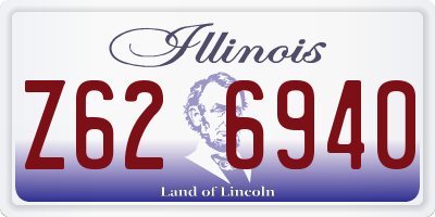IL license plate Z626940