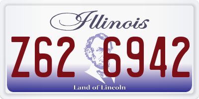 IL license plate Z626942