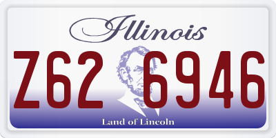 IL license plate Z626946