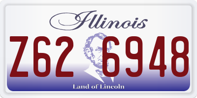 IL license plate Z626948