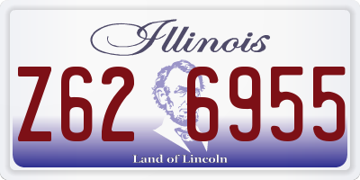 IL license plate Z626955