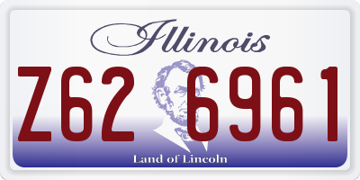 IL license plate Z626961