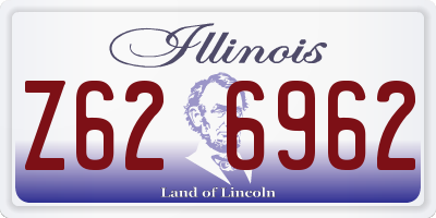 IL license plate Z626962
