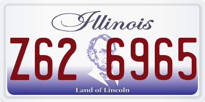 IL license plate Z626965