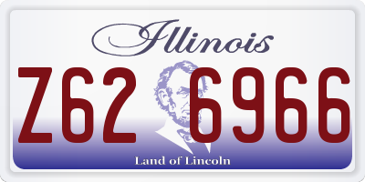 IL license plate Z626966