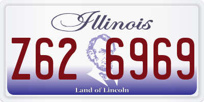 IL license plate Z626969