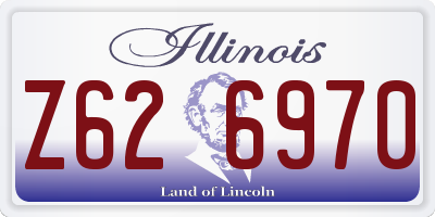 IL license plate Z626970