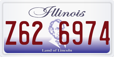 IL license plate Z626974