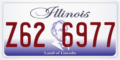 IL license plate Z626977